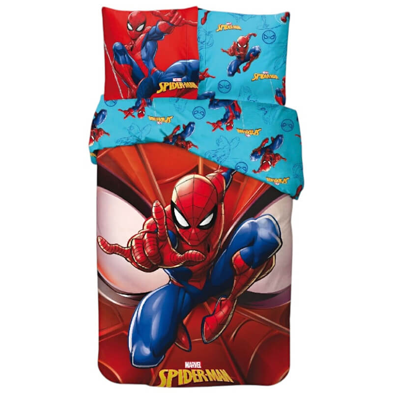 Posteljnina Spiderman – Red Alert